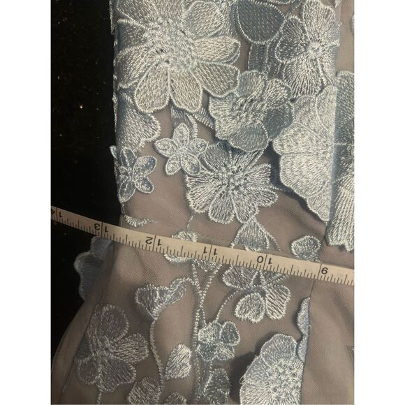 ELLIATT Selene Floral Cocktail Midi Dress Blue parties evening 👗size S NWT - Picture 6 of 6